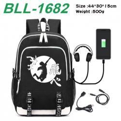 Haikyuu!! Game Canvas Backpack Waterproof School Bag 44X30X15CM 500G