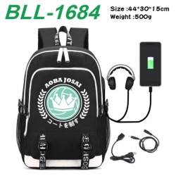 Haikyuu!! Game Canvas Backpack Waterproof School Bag 44X30X15CM 500G