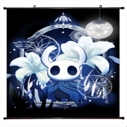 The Hollow Knight Anime black Plastic rod Cloth painting Wall Scroll 60X90CM