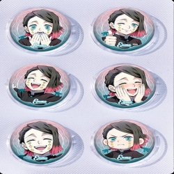 Demon Slayer Kimets Anime peripheral pill bar badge 25mm a set of 6 price for 5 sets 