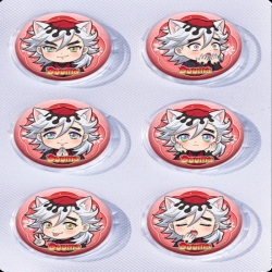 Demon Slayer Kimets Anime peripheral pill bar badge 25mm a set of 6 price for 5 sets 