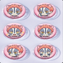 Demon Slayer Kimets Anime peripheral pill bar badge 25mm a set of 6 price for 5 sets 