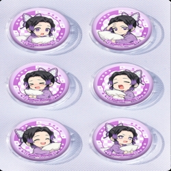 Demon Slayer Kimets Anime peripheral pill bar badge 25mm a set of 6 price for 5 sets 
