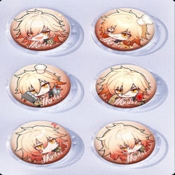 Honkai: Star Rail&zwnj; Anime peripheral pill bar badge 25mm a set of 6 price for 5 sets 