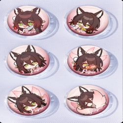 Honkai: Star Rail&zwnj; Anime peripheral pill bar badge 25mm a set of 6 price for 5 sets 