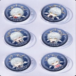 Honkai: Star Rail&zwnj; Anime peripheral pill bar badge 25mm a set of 6 price for 5 sets 