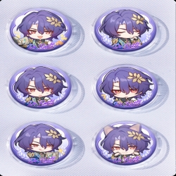 Honkai: Star Rail&zwnj; Anime peripheral pill bar badge 25mm a set of 6 price for 5 sets