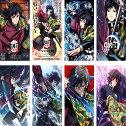 Demon Slayer Kimets Embossed poster 8 pcs a set 42X29CM price for 5 sets 