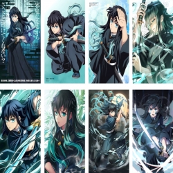 Demon Slayer Kimets Embossed poster 8 pcs a set 42X29CM price for 5 sets 