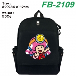 Super Mario Canvas Flip Backpa...