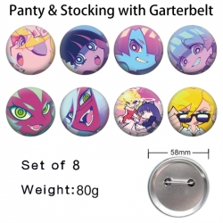 Panty Anime tinplate brooch ba...