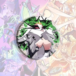 Hazbin Hotel Anime tinplate brooch badge price for 5 pcs