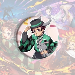 Demon Slayer Kimets Anime tinplate brooch badge price for 5 pcs
