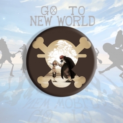 One Piece Anime tinplate brooch badge price for 5 pcs