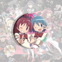 Magical Girl Madoka of the Magus Anime tinplate brooch badge price for 5 pcs