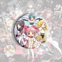 Magical Girl Madoka of the Magus Anime tinplate brooch badge price for 5 pcs