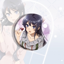 Rascal Does Not Dream of Bunny Girl Senpai&zwnj;  Anime tinplate brooch badge price for 5 pcs