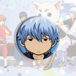 Gintama Anime tinplate brooch badge price for 5 pcs