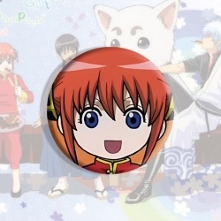 Gintama Anime tinplate brooch badge price for 5 pcs