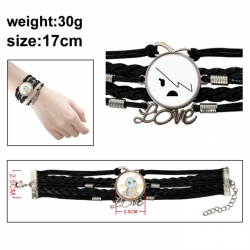 The Amazing World of Gumball Anime bracelet multi-layer leather gemstone bracelet price for 5 pcs
