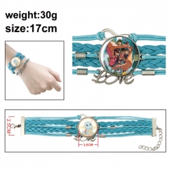 DANDADAN Anime bracelet multi-layer leather gemstone bracelet price for 5 pcs