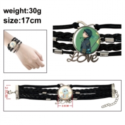 The Apothecary Diaries Hardware Anime bracelet multi-layer leather gemstone bracelet price for 5 pcs
