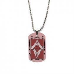 Jujutsu Kaisen Anime double-sided full color printed military brand necklace price for 5 pcs