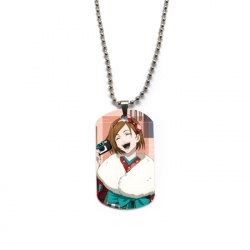 Jujutsu Kaisen Anime double-sided full color printed military brand necklace price for 5 pcs