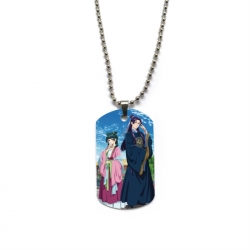 The Apothecary Diaries Hardware Anime double-sided full color printed military brand necklace price for 5 pcs