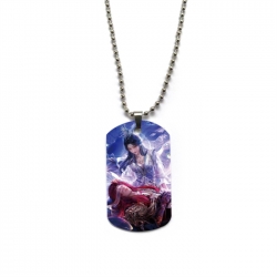Renegade Immortal Anime double-sided full color printed military brand necklace price for 5 pcs