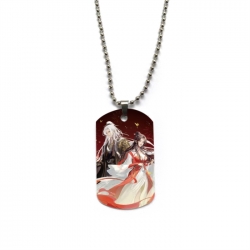 Renegade Immortal Anime double-sided full color printed military brand necklace price for 5 pcs