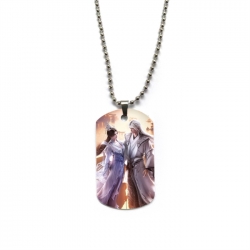 Renegade Immortal Anime double-sided full color printed military brand necklace price for 5 pcs
