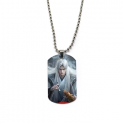 Renegade Immortal Anime double-sided full color printed military brand necklace price for 5 pcs