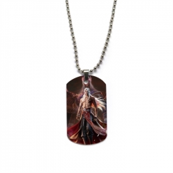 Renegade Immortal Anime double-sided full color printed military brand necklace price for 5 pcs