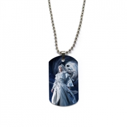 Renegade Immortal Anime double-sided full color printed military brand necklace price for 5 pcs