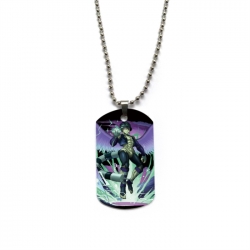 HunterXHunter Anime double-sided full color printed military brand necklace price for 5 pcs