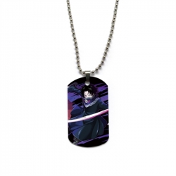 HunterXHunter Anime double-sided full color printed military brand necklace price for 5 pcs