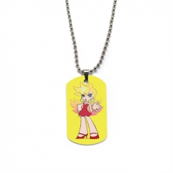 Panty & Stocking with Garterbelt Anime double-sided full color printed military brand necklace price for 5 pcs