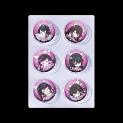 Genshin Impact Anime peripheral pill bar badge 25mm a set of 6 price for 5 sets 