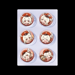 Genshin Impact Anime peripheral pill bar badge 25mm a set of 6 price for 5 sets 