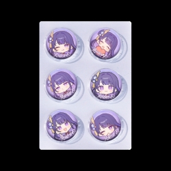 Genshin Impact Anime peripheral pill bar badge 25mm a set of 6 price for 5 sets 
