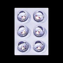 Genshin Impact Anime peripheral pill bar badge 25mm a set of 6 price for 5 sets 