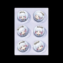 Genshin Impact Anime peripheral pill bar badge 25mm a set of 6 price for 5 sets 