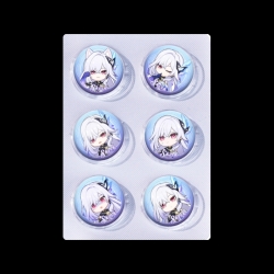 Genshin Impact Anime peripheral pill bar badge 25mm a set of 6 price for 5 sets 