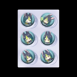 Genshin Impact Anime peripheral pill bar badge 25mm a set of 6 price for 5 sets 
