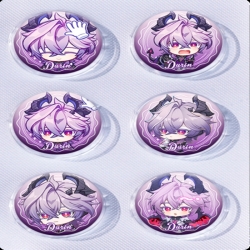 Genshin Impact Anime peripheral pill bar badge 25mm a set of 6 price for 5 sets 