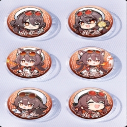 Genshin Impact Anime peripheral pill bar badge 25mm a set of 6 price for 5 sets 