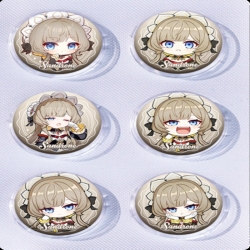 Genshin Impact Anime peripheral pill bar badge 25mm a set of 6 price for 5 sets 