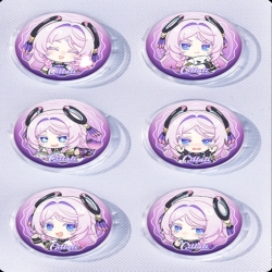 Genshin Impact Anime peripheral pill bar badge 25mm a set of 6 price for 5 sets 