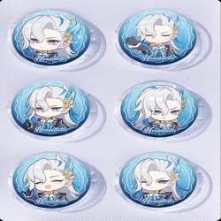 Genshin Impact Anime peripheral pill bar badge 25mm a set of 6 price for 5 sets 